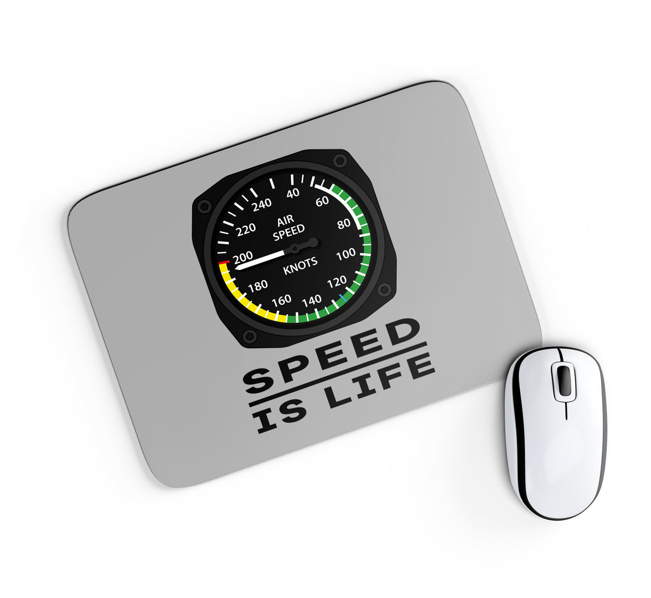 Speed Is Life Designed Mouse Pads
