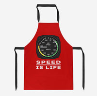 Thumbnail for Speed Is Life Designed Kitchen Aprons