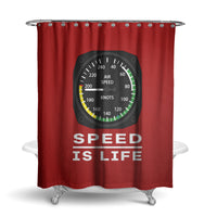 Thumbnail for Speed Is Life Designed Shower Curtains