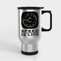 Thumbnail for Speed Is Life Designed Travel Mugs (With Holder)