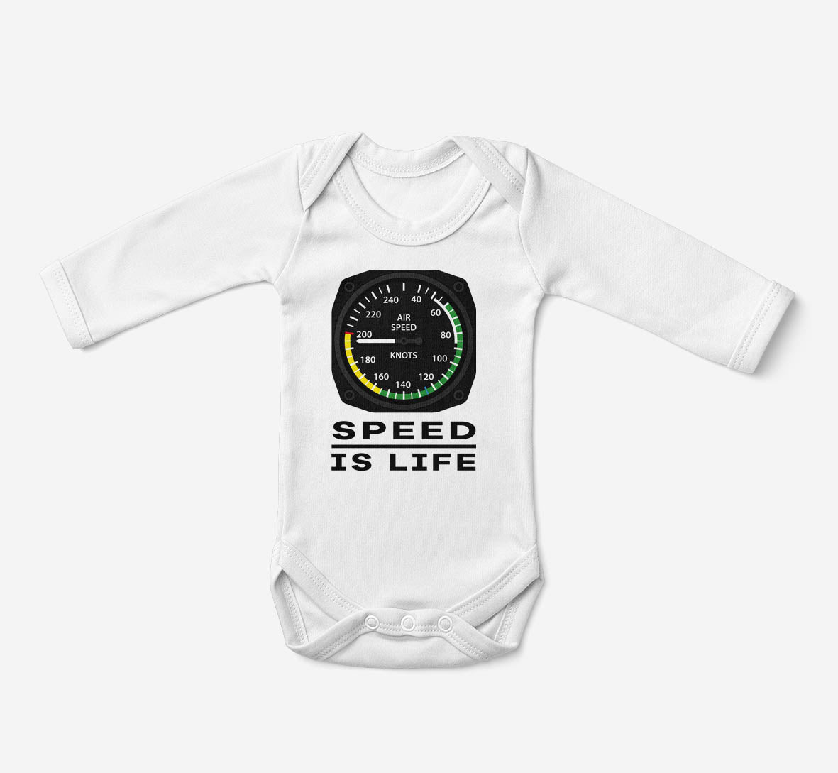 Speed Is Life Designed Baby Bodysuits