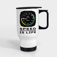 Thumbnail for Speed Is Life Designed Travel Mugs (With Holder)
