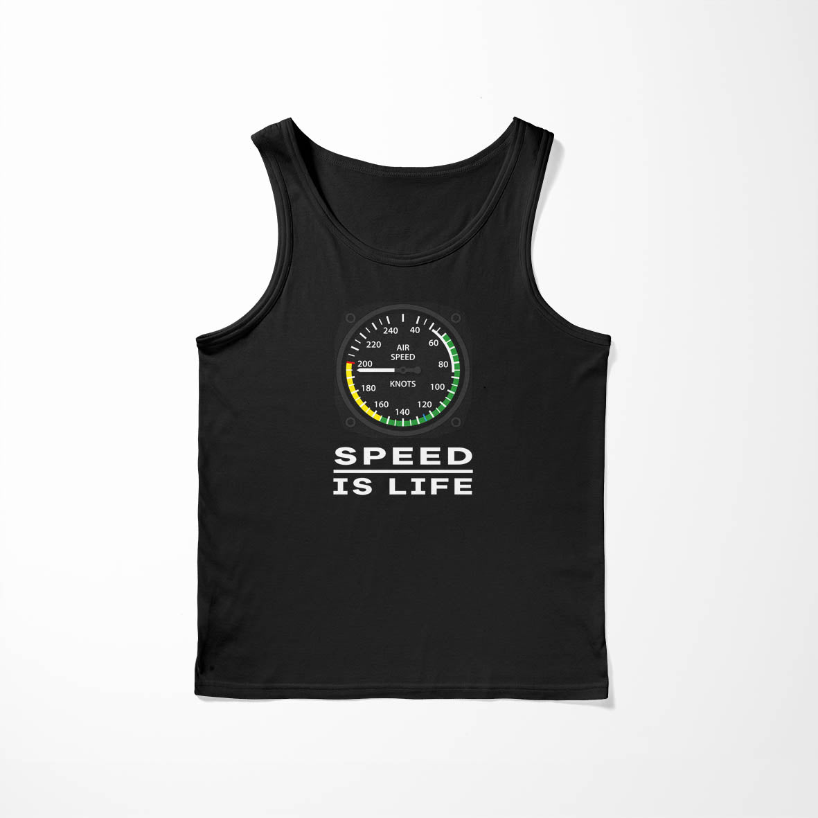 Speed Is Life Designed Tank Tops