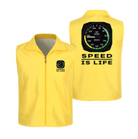 Thumbnail for Speed Is Life Designed Thin Style Vests