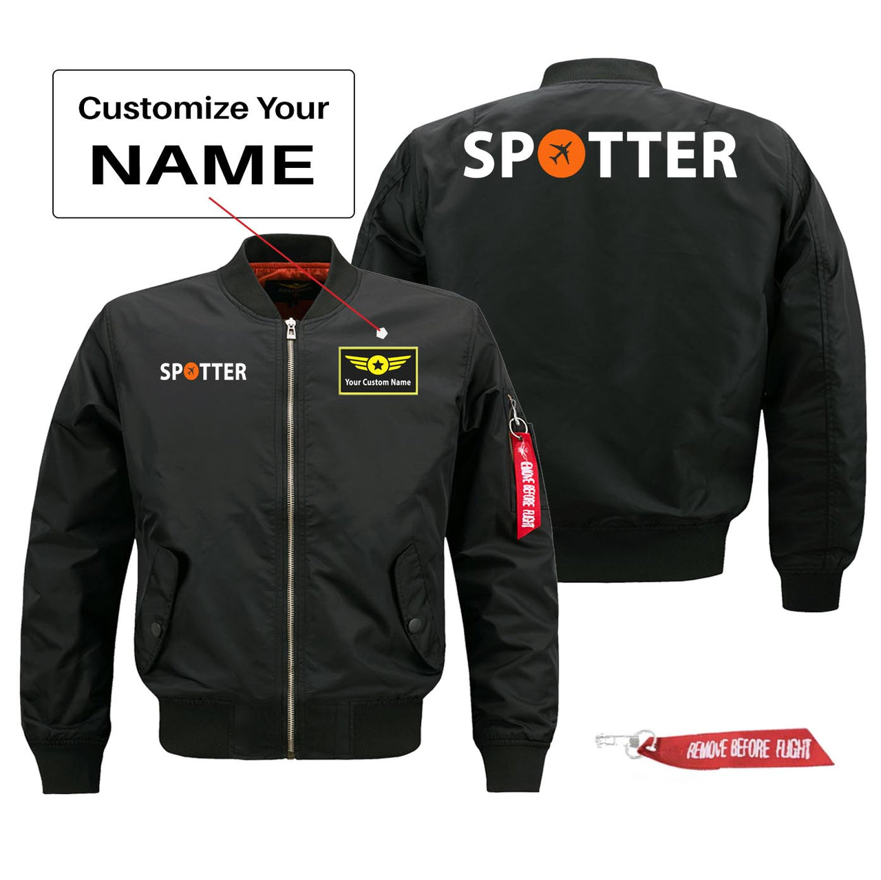 Spotter Designed Pilot Jackets (Customizable)