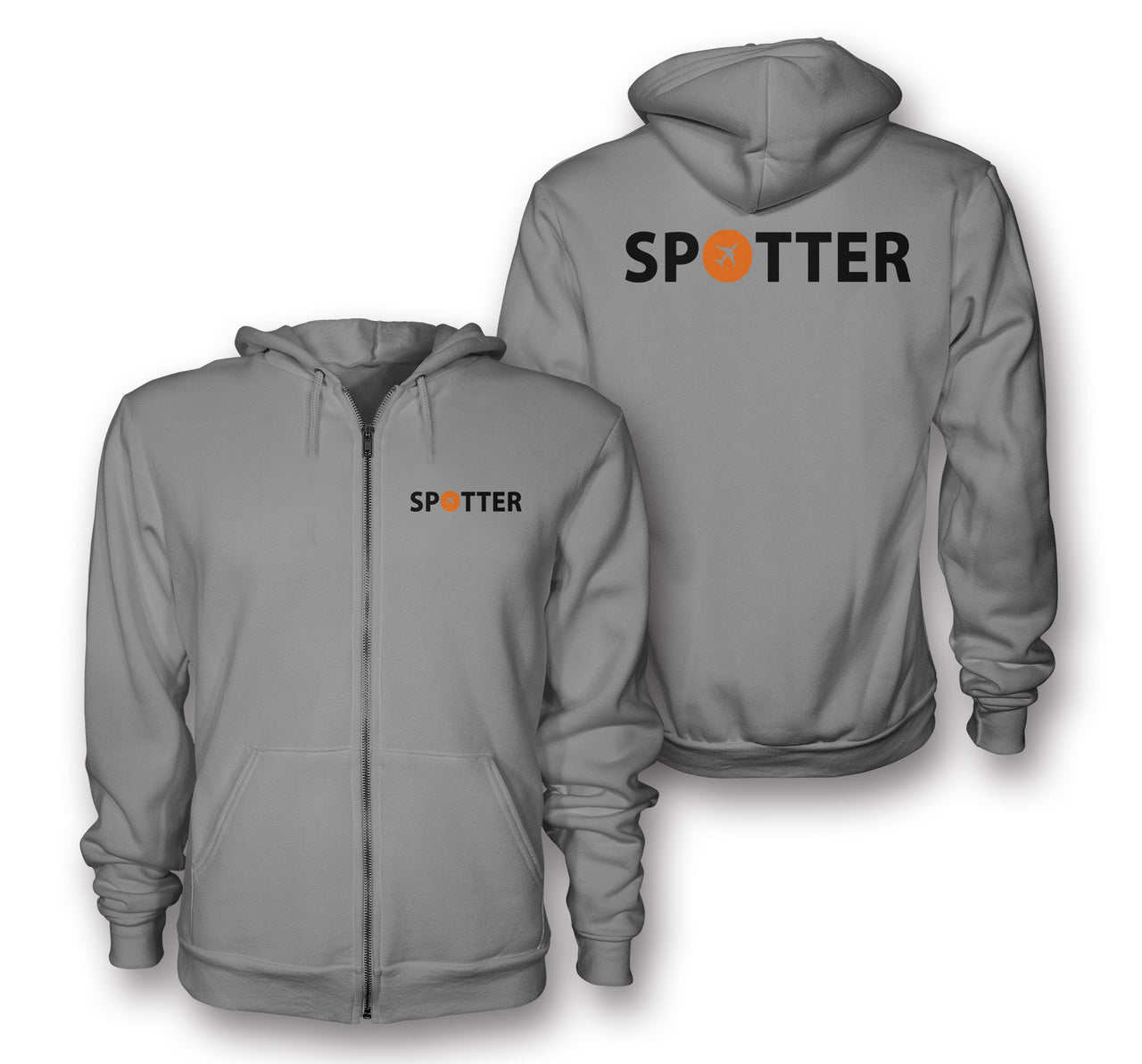 Spotter Designed Zipped Hoodies
