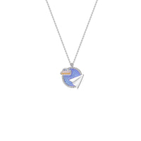 Thumbnail for 925 Silver Paper Airplane Necklaces