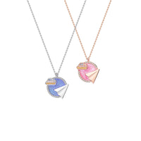 Thumbnail for 925 Silver Paper Airplane Necklaces