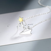 Thumbnail for Starcatcher Paper Airplane Necklaces