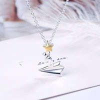 Thumbnail for Starcatcher Paper Airplane Necklaces