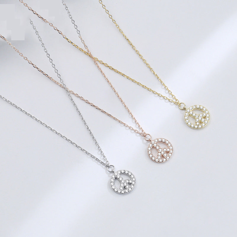 925 Silver Airplane Necklace