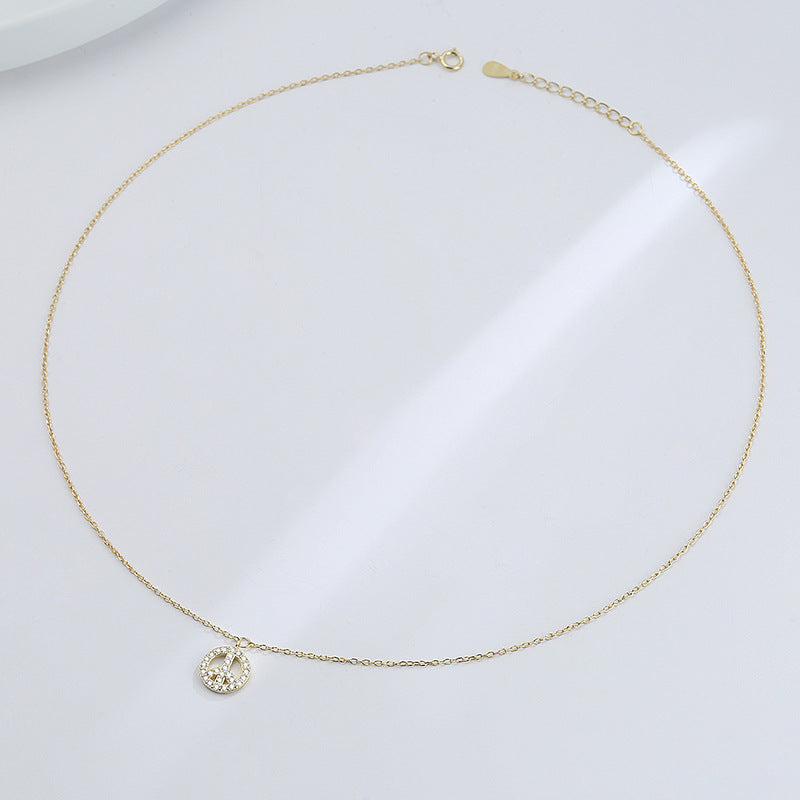 925 Silver Airplane Necklace