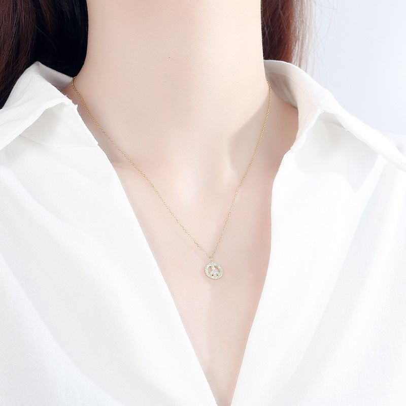 925 Silver Airplane Necklace