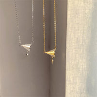 Thumbnail for Paper Airplane Shape Necklace