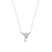 Thumbnail for Paper Airplane Shape Necklace
