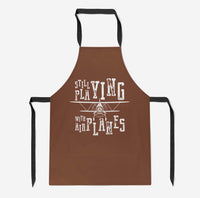 Thumbnail for Still Playing With Airplanes Designed Kitchen Aprons