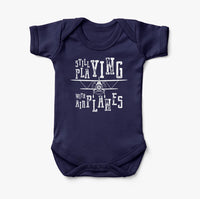 Thumbnail for Still Playing With Airplanes Designed Baby Bodysuits