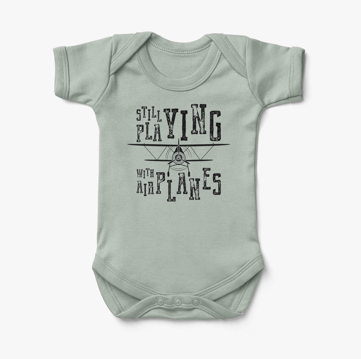 Still Playing With Airplanes Designed Baby Bodysuits