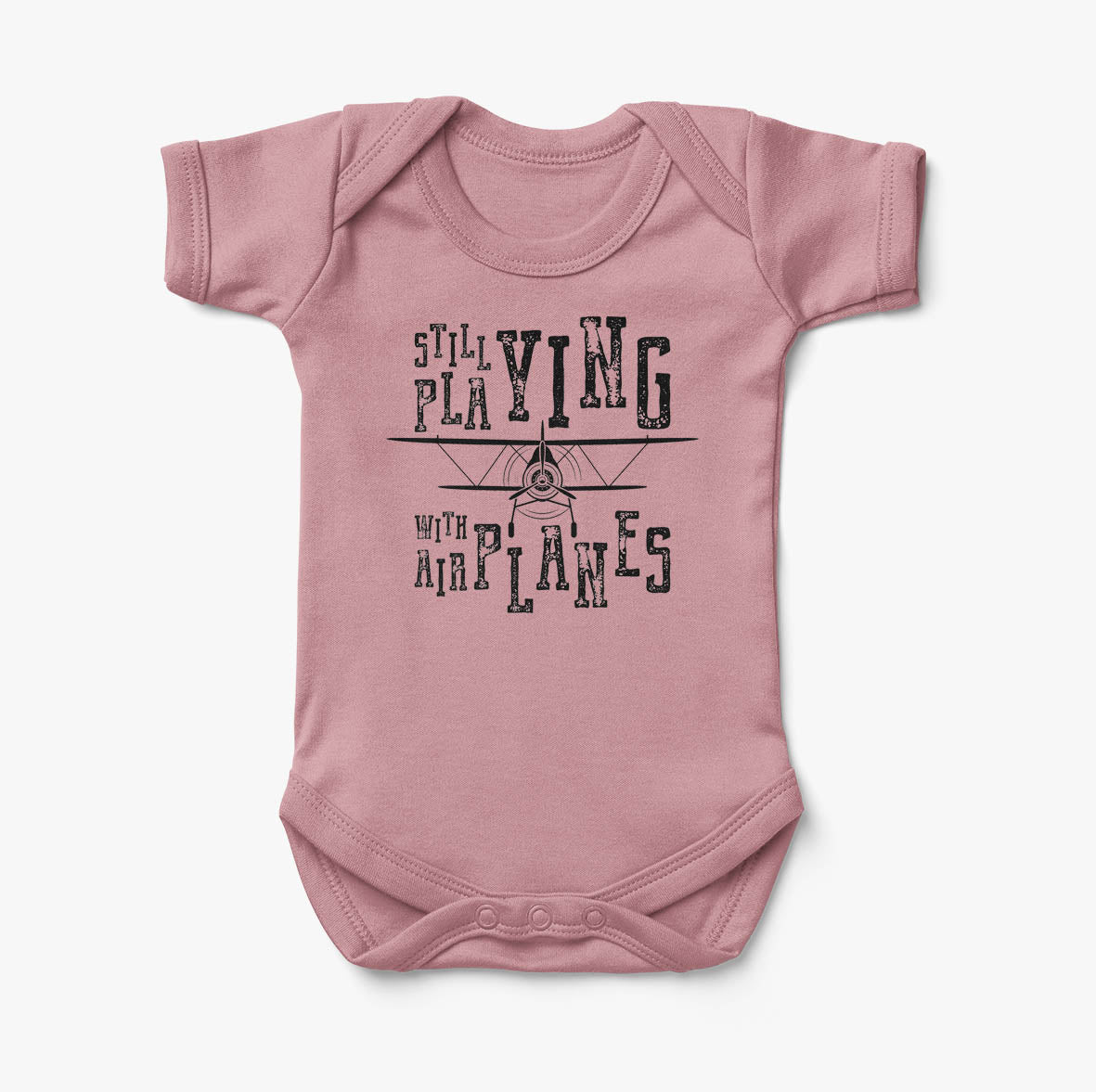Still Playing With Airplanes Designed Baby Bodysuits