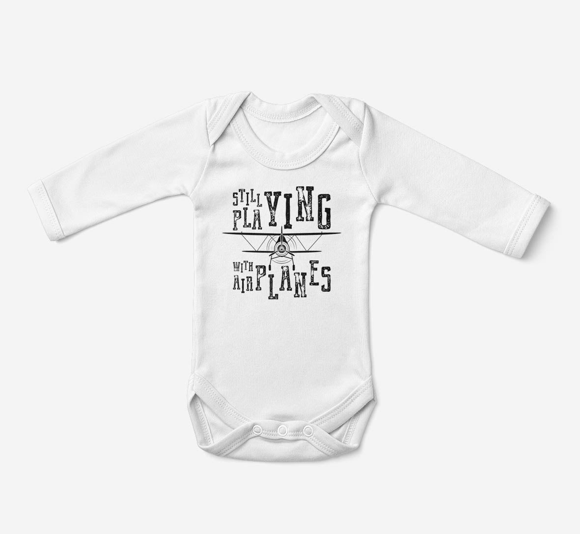 Still Playing With Airplanes Designed Baby Bodysuits