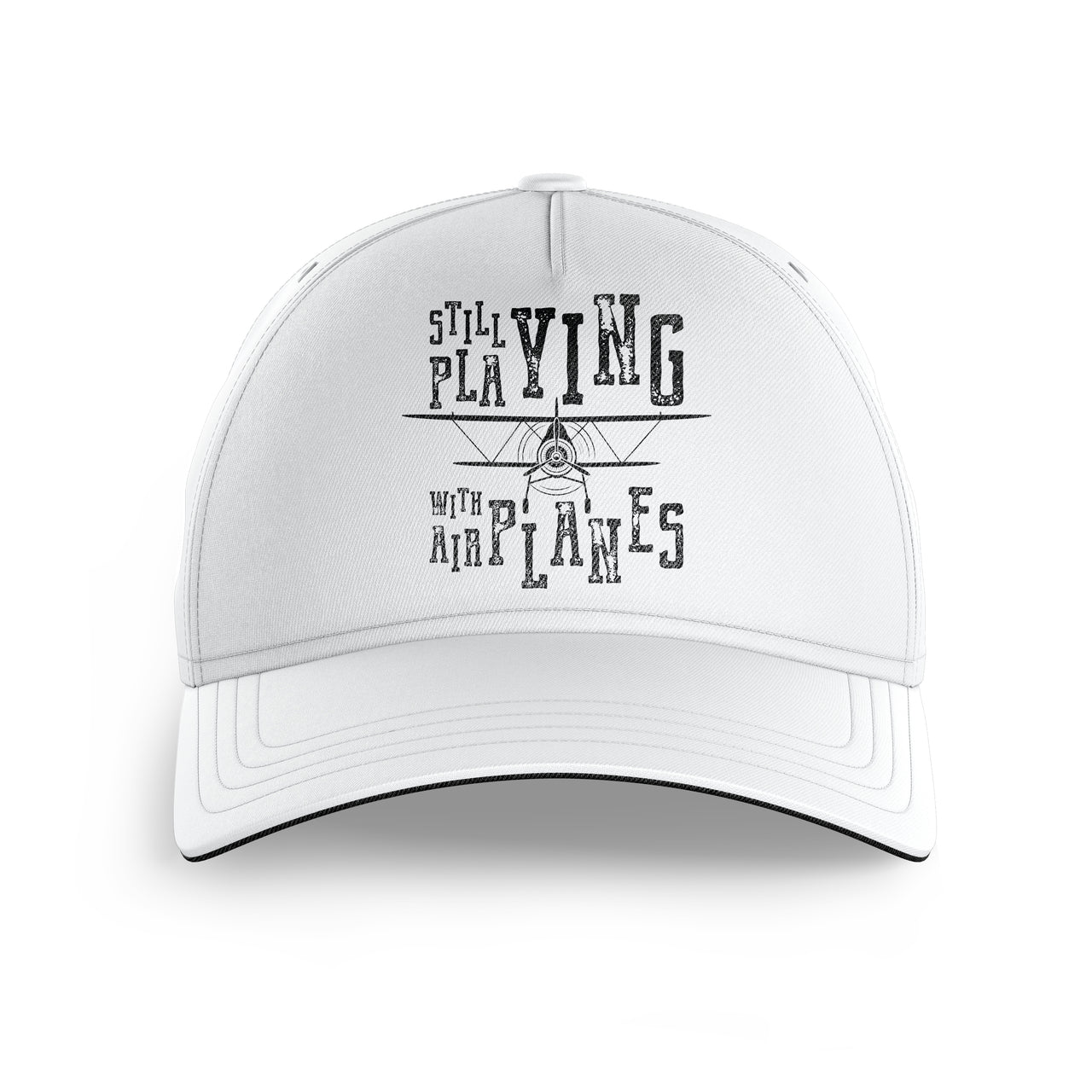 Still Playing With Airplanes Printed Hats