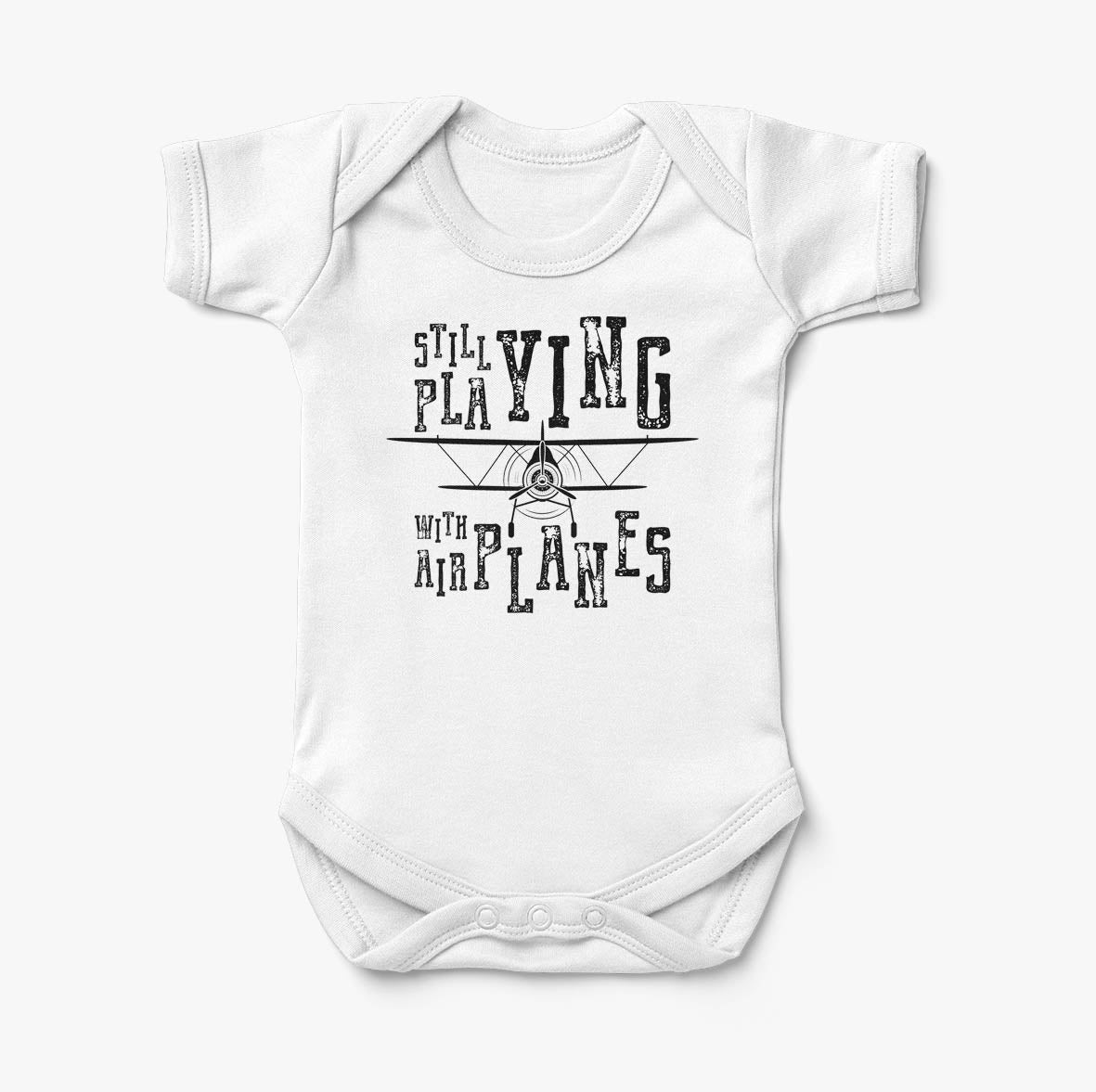Still Playing With Airplanes Designed Baby Bodysuits