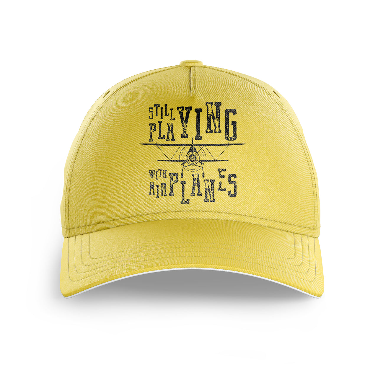 Still Playing With Airplanes Printed Hats