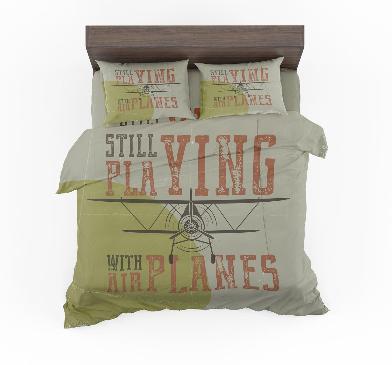 Still Playing with Airplanes Designed Bedding Sets
