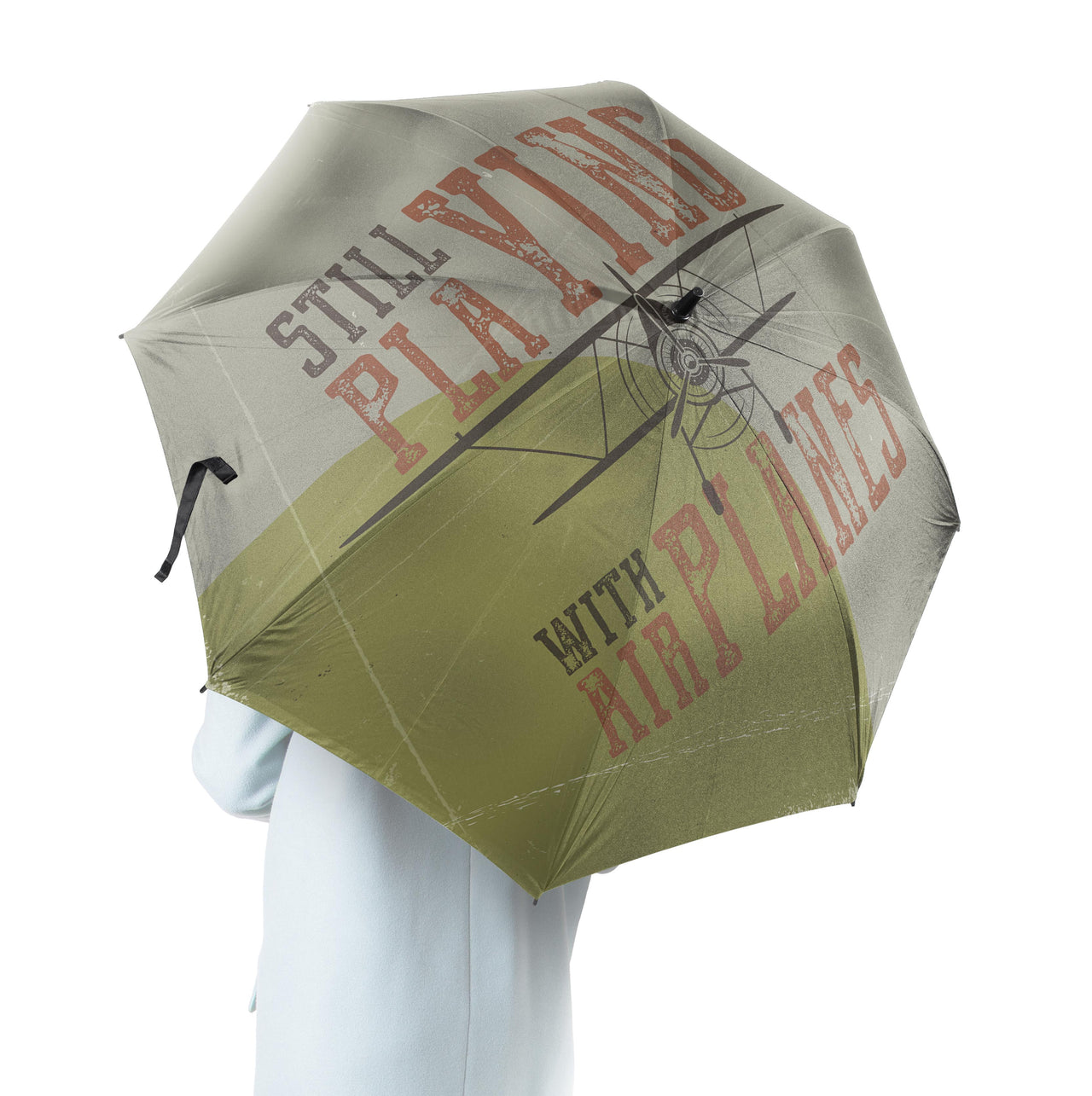 Still Playing with Airplanes Designed Umbrella