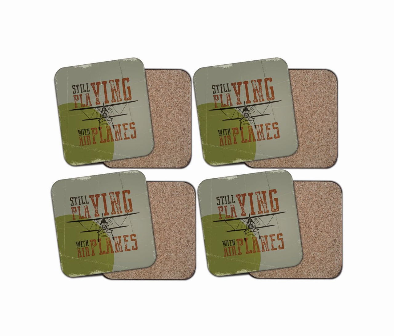 Still Playing with Airplanes Designed Coasters