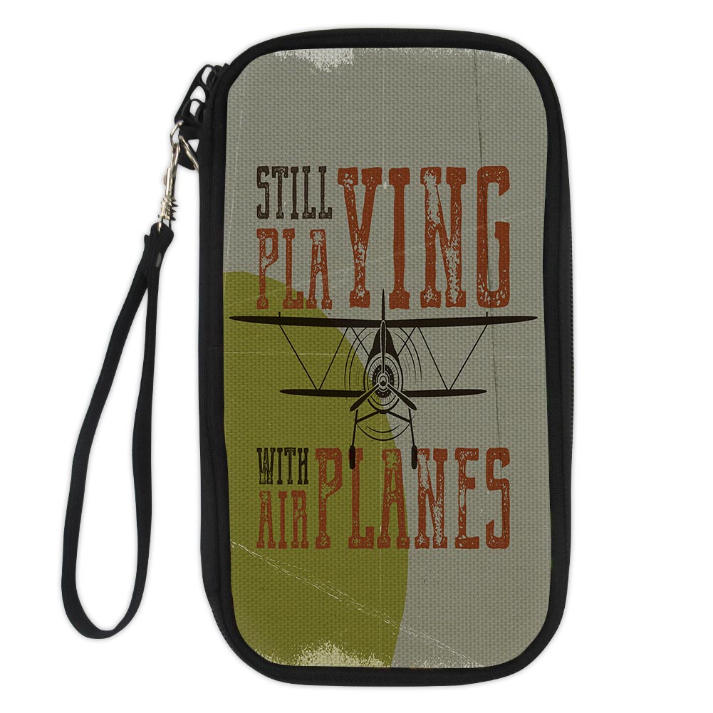 Still Playing with Airplanes Designed Travel Cases & Wallets