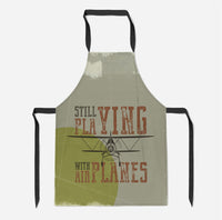 Thumbnail for Still Playing with Airplanes Designed Kitchen Aprons