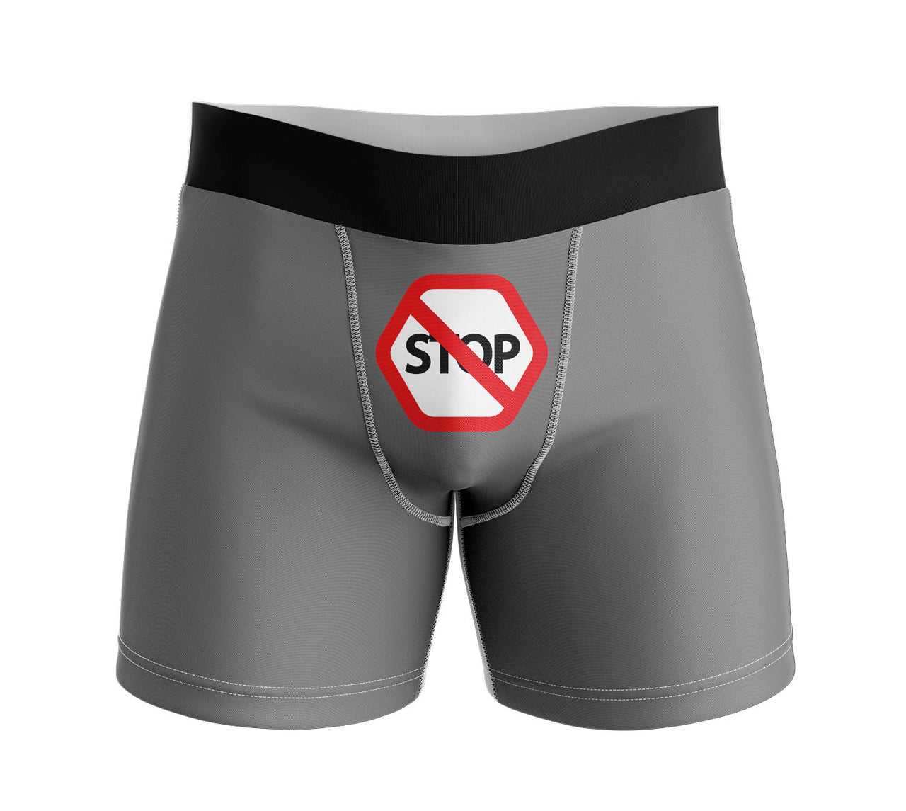 Stop! Designed Men Boxers