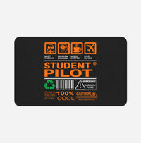Thumbnail for Student Pilot Label Designed Bath Mats