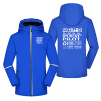 Thumbnail for Student Pilot Label Designed Rain Coats & Jackets