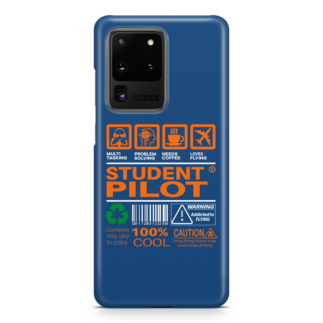 Student Pilot Label Samsung S & Note Cases