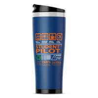 Thumbnail for Student Pilot Label Designed Travel Mugs
