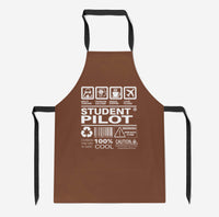 Thumbnail for Student Pilot Label Designed Kitchen Aprons