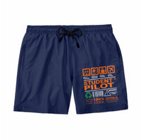 Thumbnail for Student Pilot Label Designed Swim Trunks & Shorts