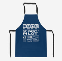 Thumbnail for Student Pilot Label Designed Kitchen Aprons