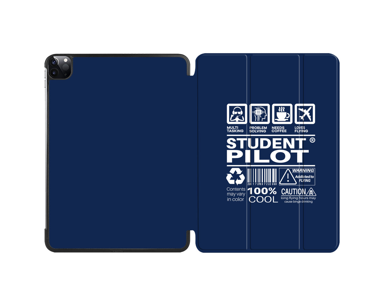 Student Pilot Label Designed iPad Cases