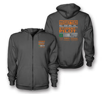 Thumbnail for Student Pilot Label Designed Zipped Hoodies