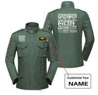 Thumbnail for Student Pilot Label Designed Military Coats