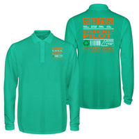 Thumbnail for Student Pilot Label Designed Long Sleeve Polo T-Shirts (Double-Side)