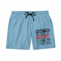 Thumbnail for Student Pilot Label Designed Swim Trunks & Shorts