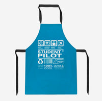 Thumbnail for Student Pilot Label Designed Kitchen Aprons