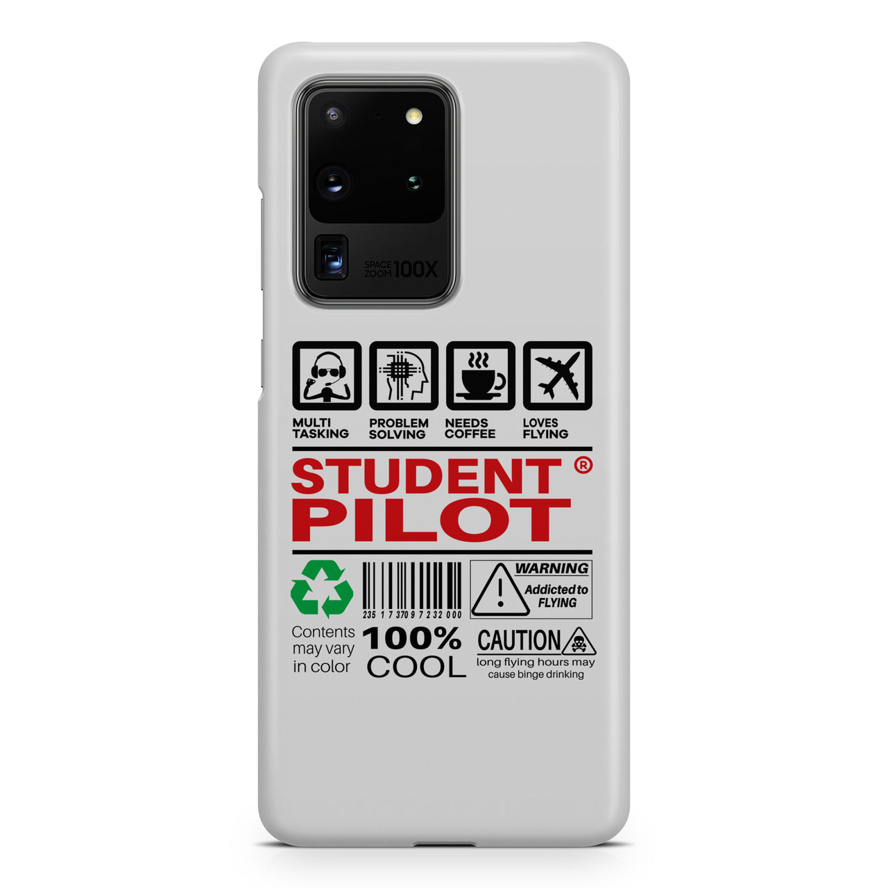 Student Pilot Label Samsung A Cases