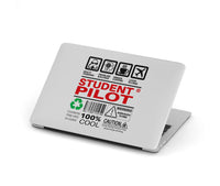 Thumbnail for Student Pilot Label Designed Macbook Cases