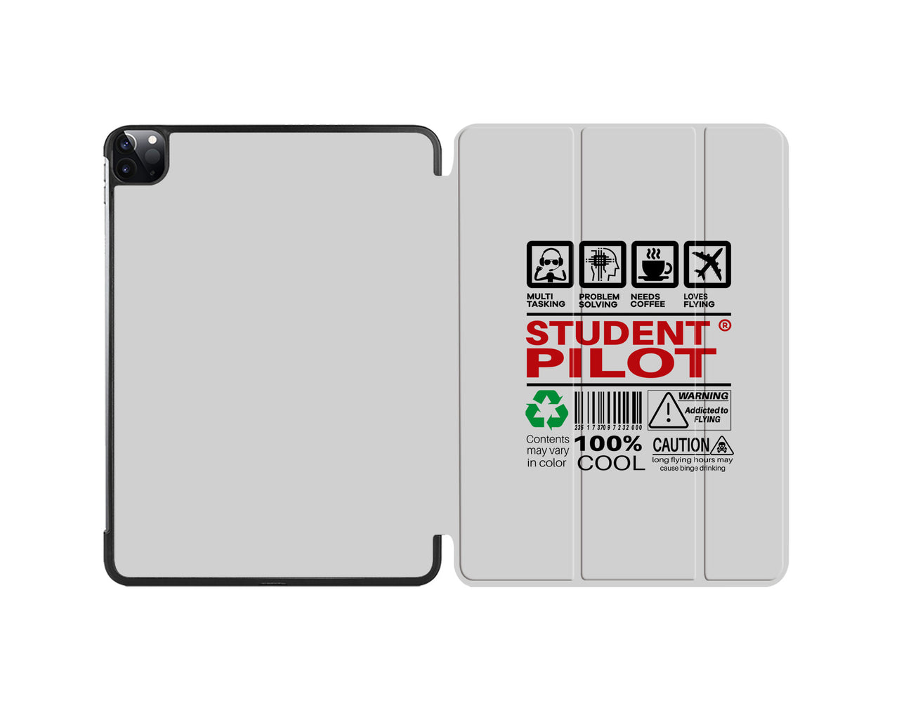 Student Pilot Label Designed iPad Cases