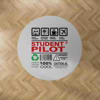 Thumbnail for Student Pilot Label Designed Carpet & Floor Mats (Round)